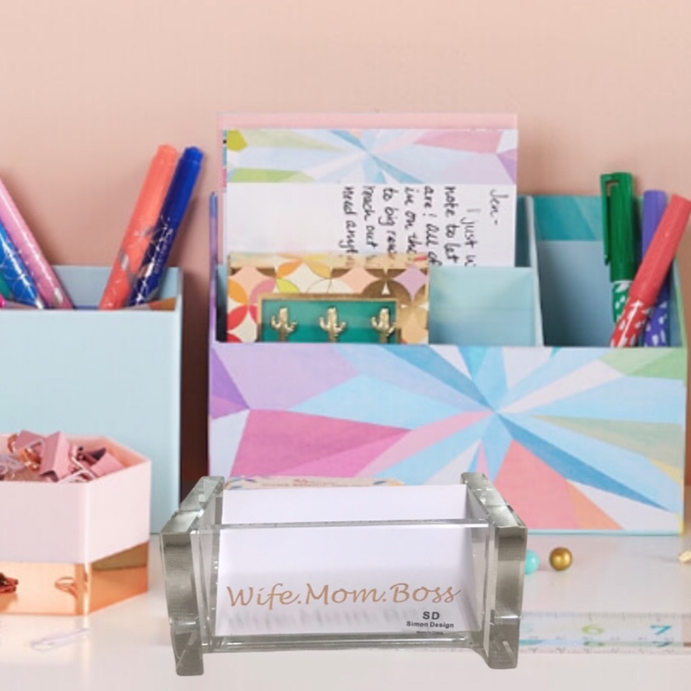 Simon Designs Crystal Business Card Holder
